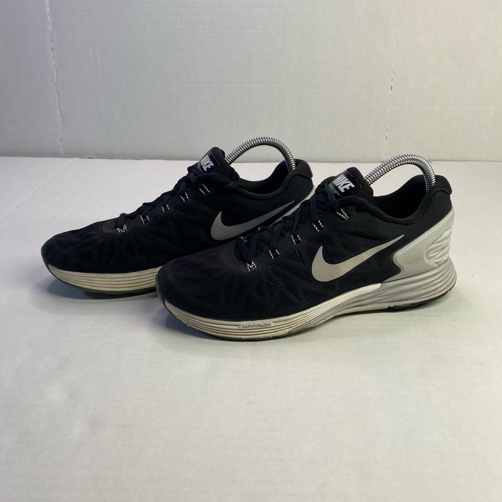Nike Lunarglide 6 Women's Black/Gray Athletic Running Shoes Sneakers Size 9 US
